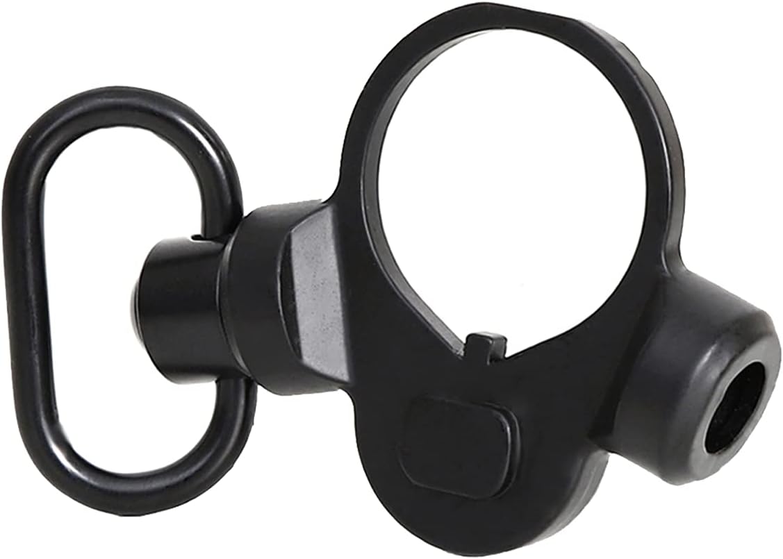 Two Point QD Sling Adapter 2 Position Black Metal with Traditional Sling Mount, Quick Detach Hunting Accessories - 1pcs