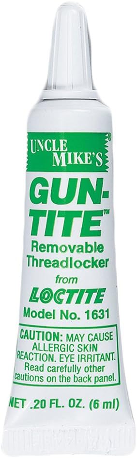 Uncle Mike's Gun-Tite Glue Gun-TITE Glue Resealable Tube, Blister 16310, Black