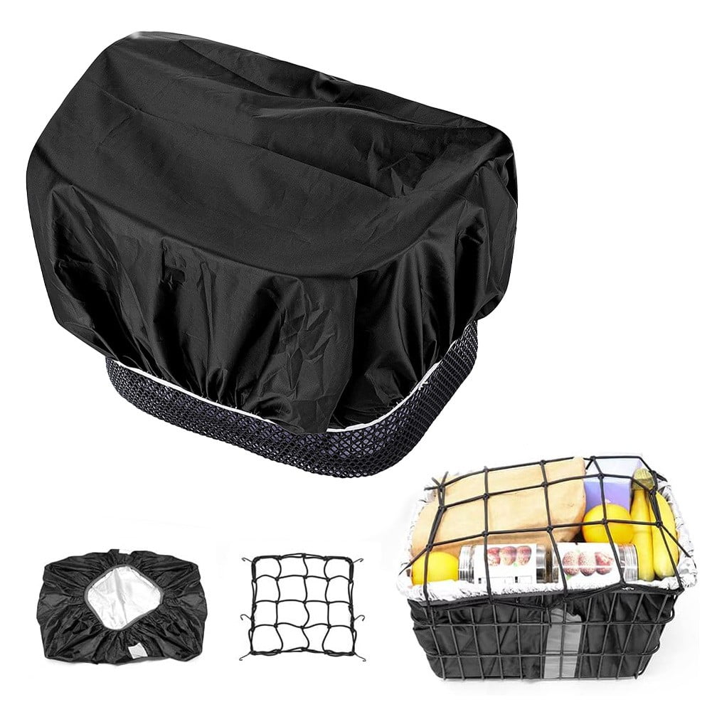 BAMILL Bicycle Basket Cover Rain Cover bike Basket Cover Bicycle Basket Luggage Net
