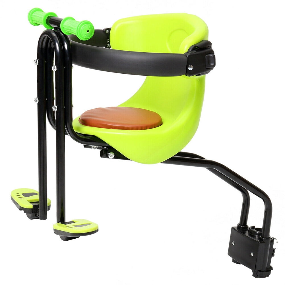 NUOLUX Children Bike Seat Adjustable Safety Seat Quick Release Seat for Foldable Bike MTB Road Bike (Green)